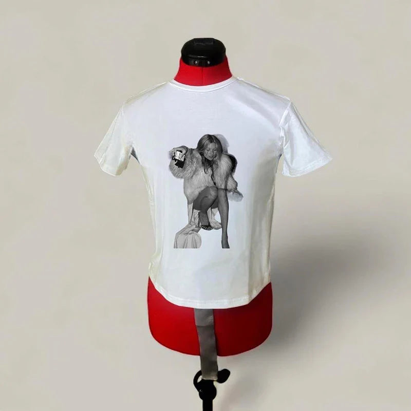 90's Print Baby Tee