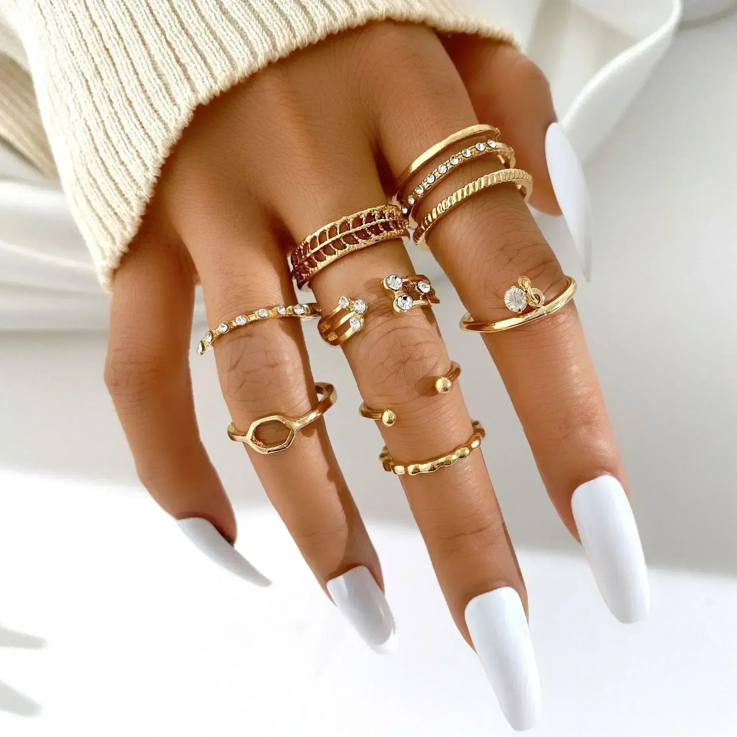 Gem Rings Set