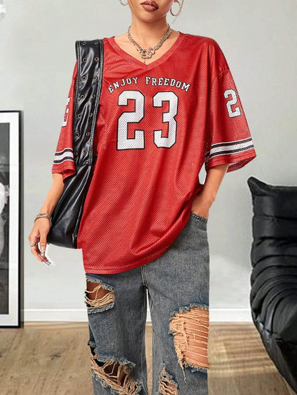 Oversized Jersey Top