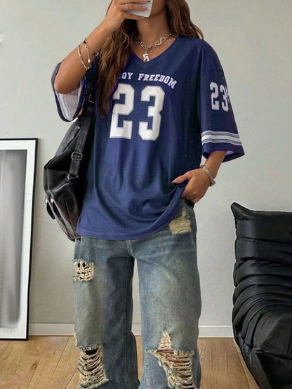 Oversized Jersey Top