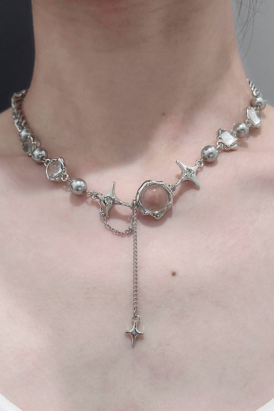 Stern Perlen-Kette