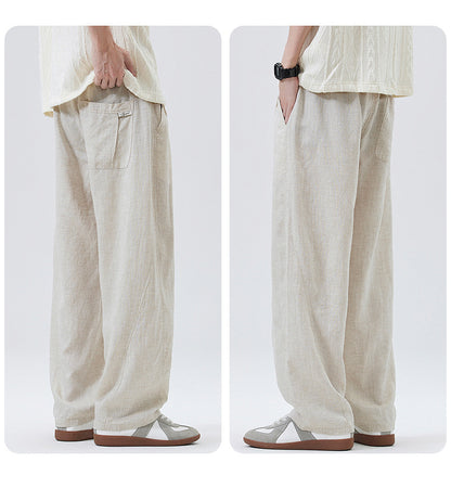 Leichte Sommer Leinen Hose