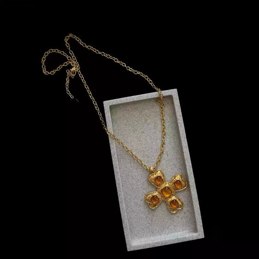 AHS Kreuzkette Gold