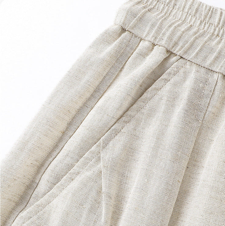 Leichte Sommer Leinen Hose
