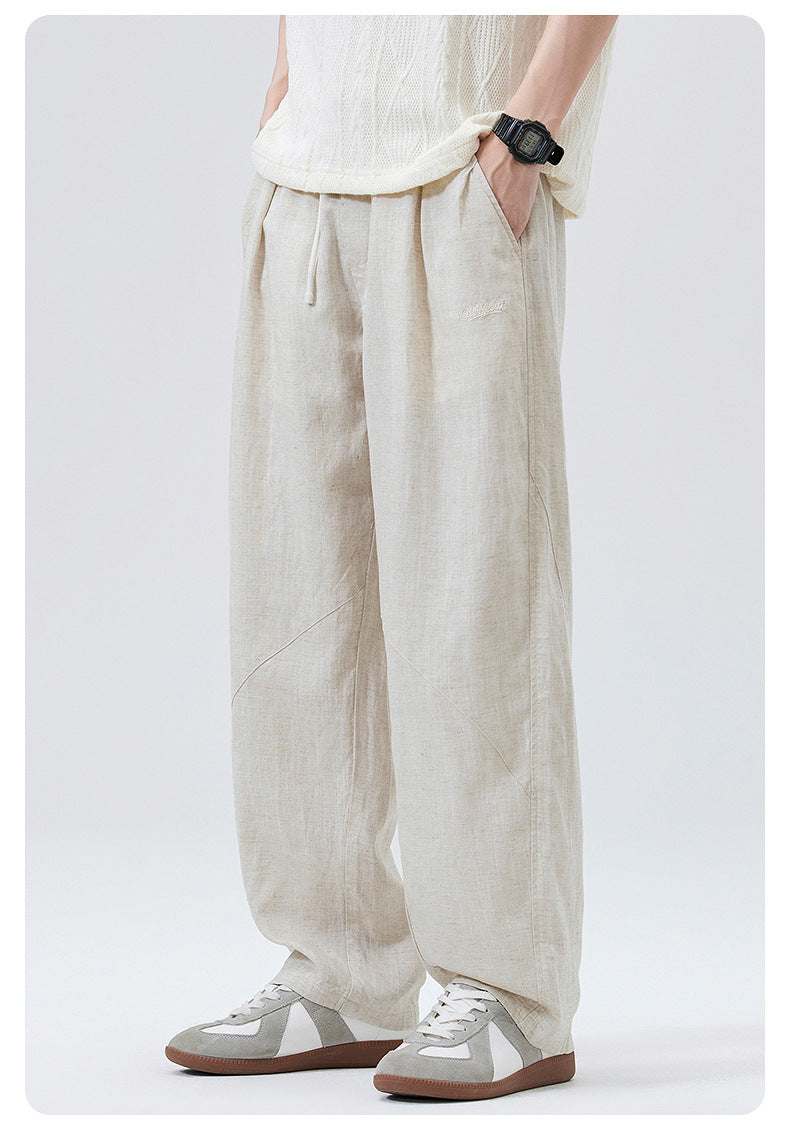 Leichte Sommer Leinen Hose