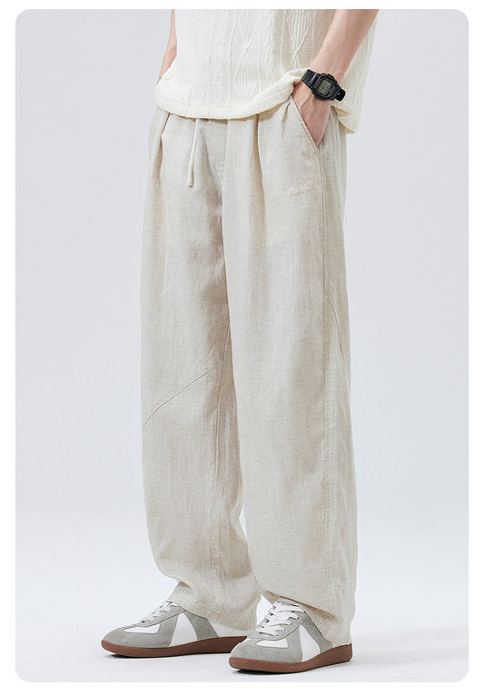 Leichte Sommer Leinen Hose