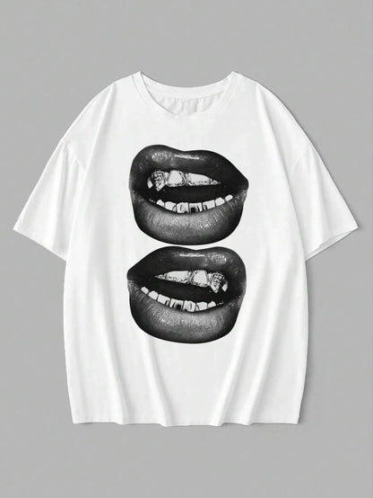 Teeth Print Top