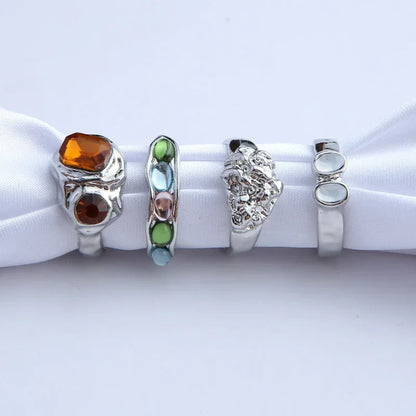 Gem Rings Set