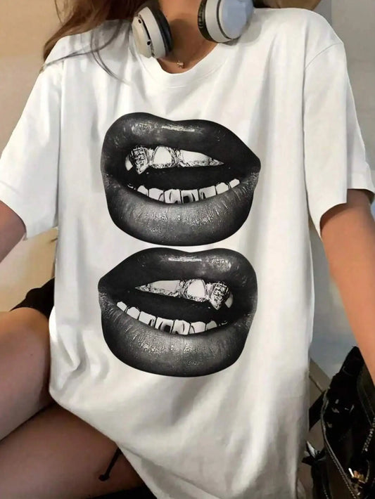 Teeth Print Top