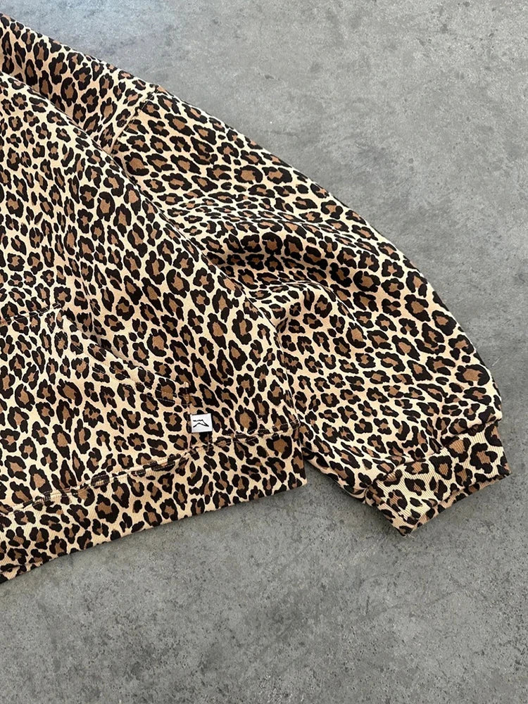 Leo Print Hoodie