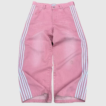 Striped Baggy Jeans