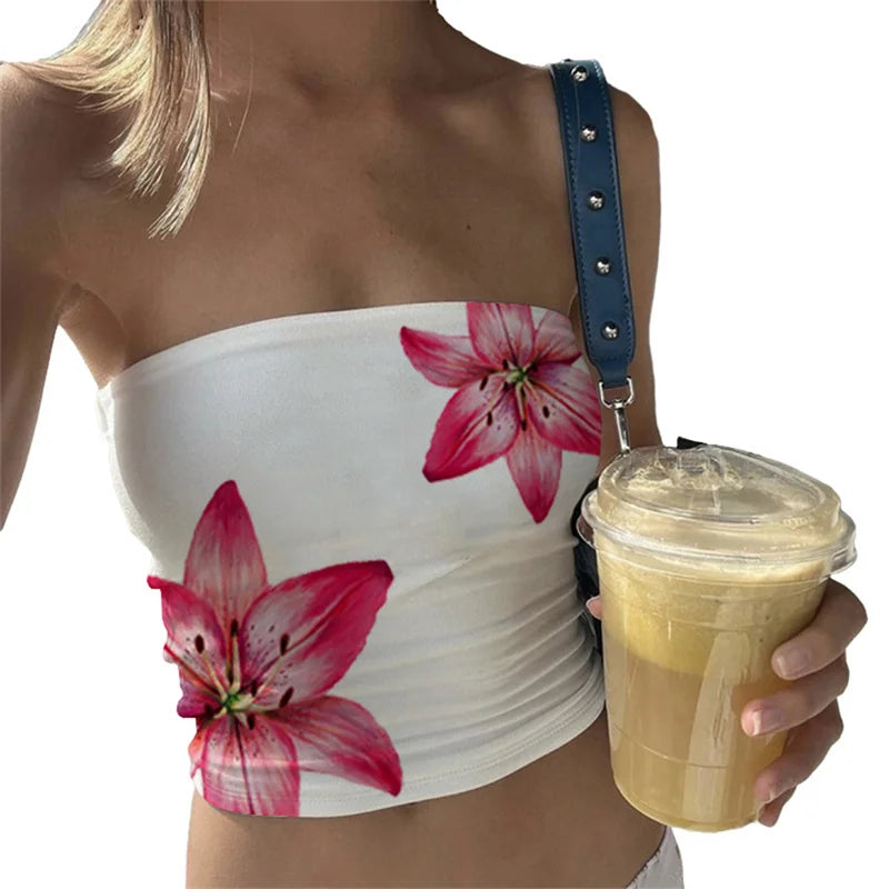 Blumen Tube Top