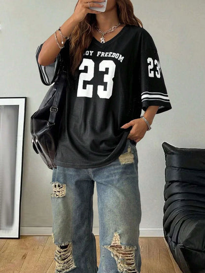 Oversized Jersey Top