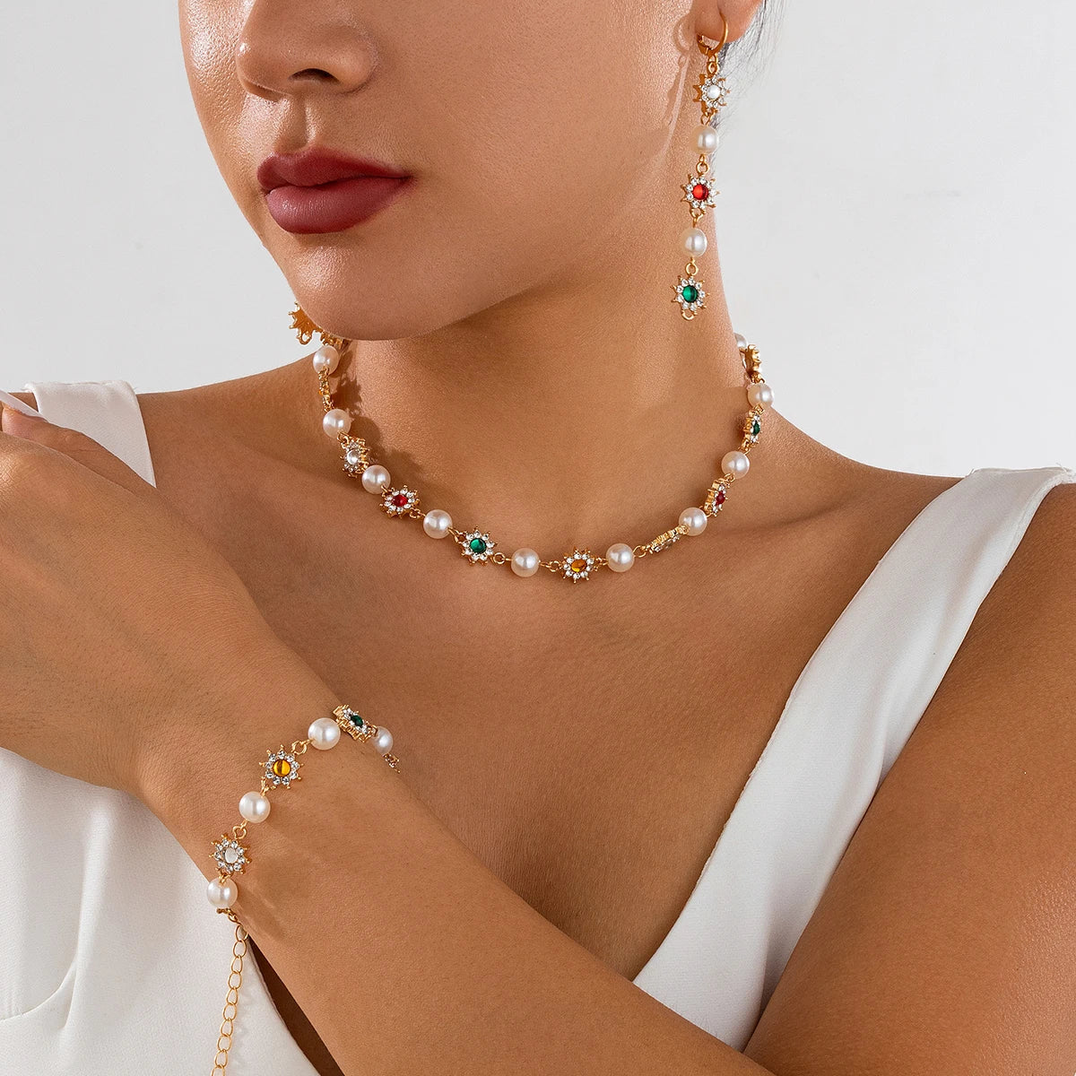 Pearl Jewelry Set