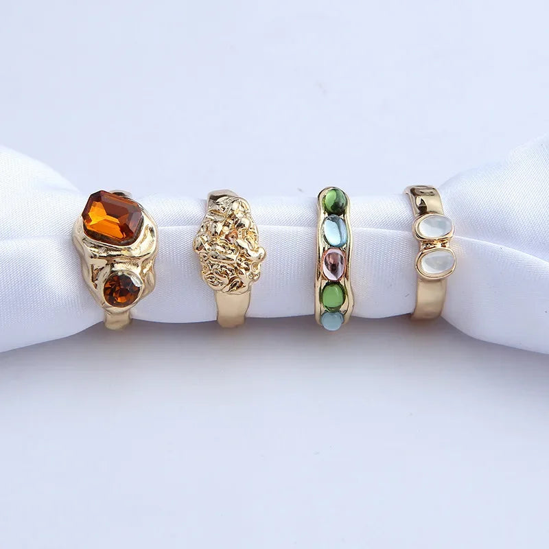 Gem Rings Set
