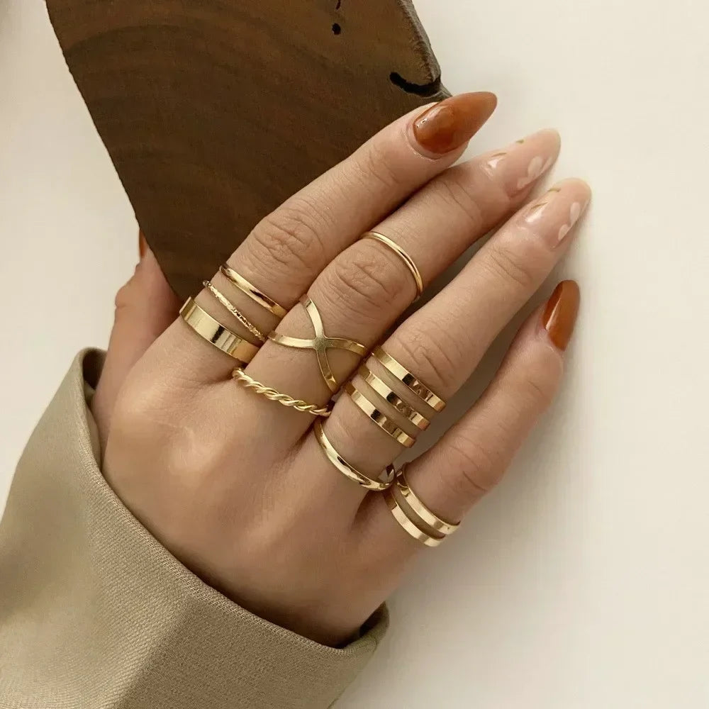 Gem Rings Set