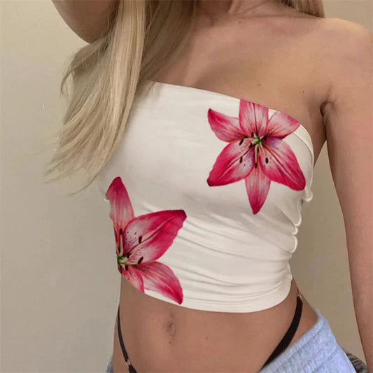 Blumen Tube Top