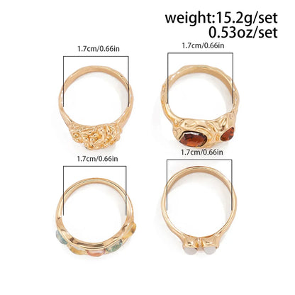 Gem Rings Set