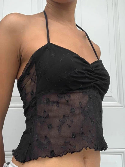 Mesh Halter Top