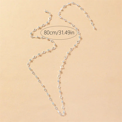 Long Crystal Necklace