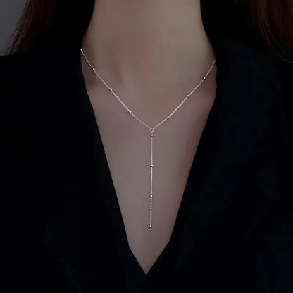 Long Crystal Necklace