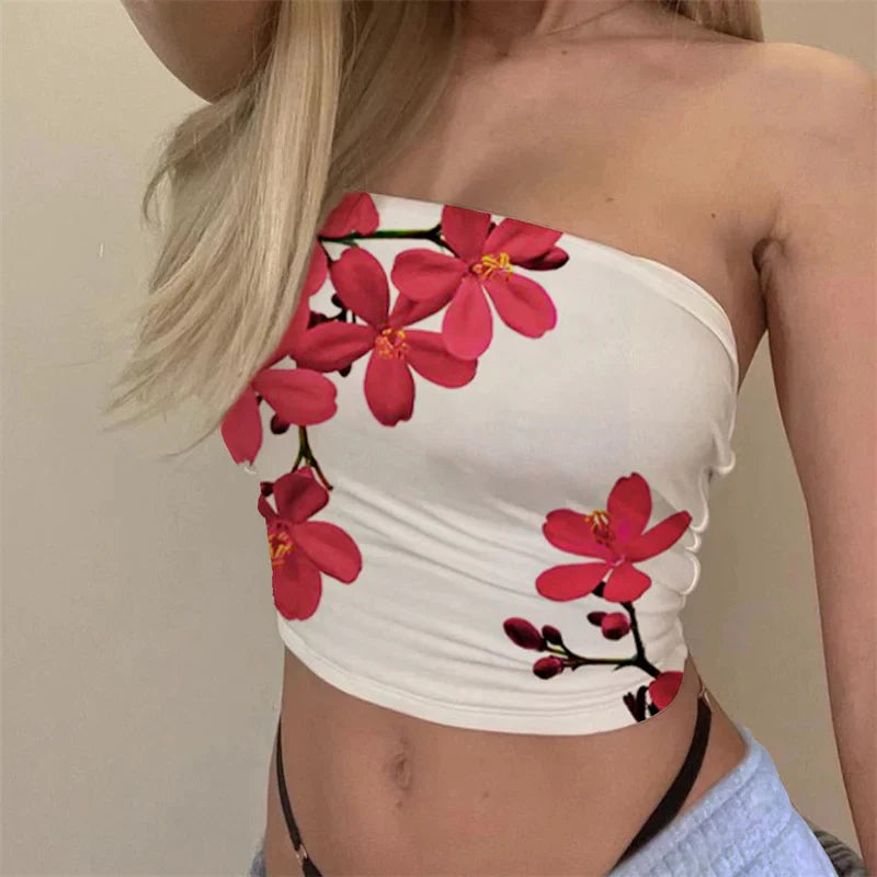 Blumen Tube Top