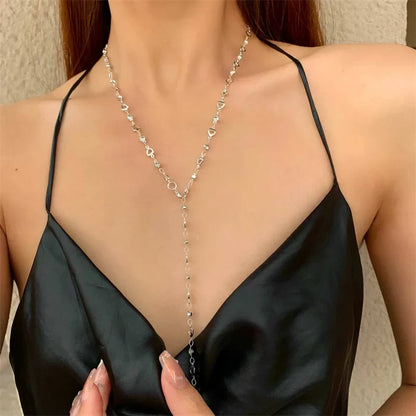 Long Crystal Necklace