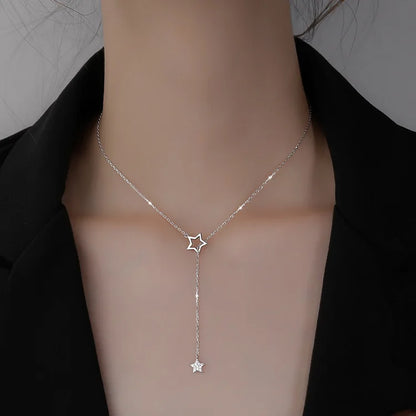 Long Crystal Necklace