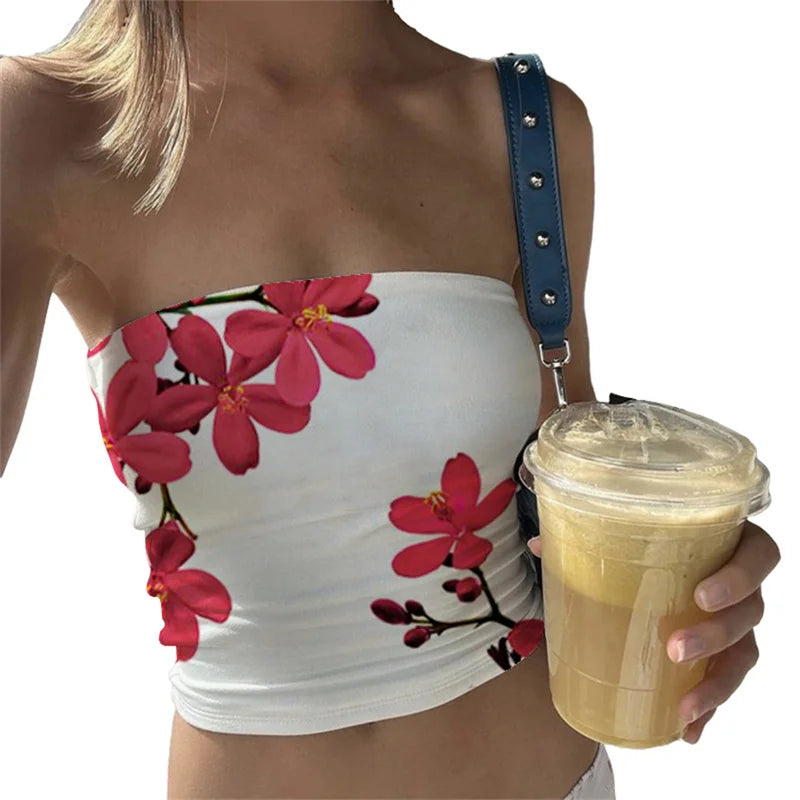 Blumen Tube Top