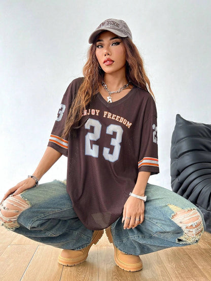 Oversized Jersey Top