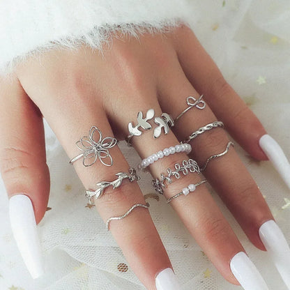 Gem Rings Set