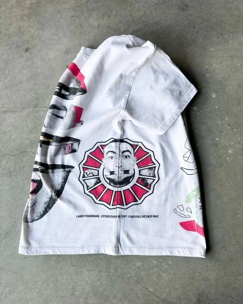 Oversized Printed Tee
