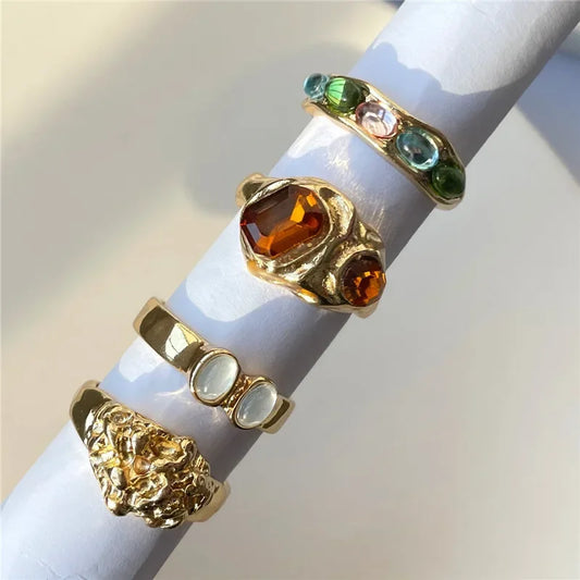 Gem Rings Set