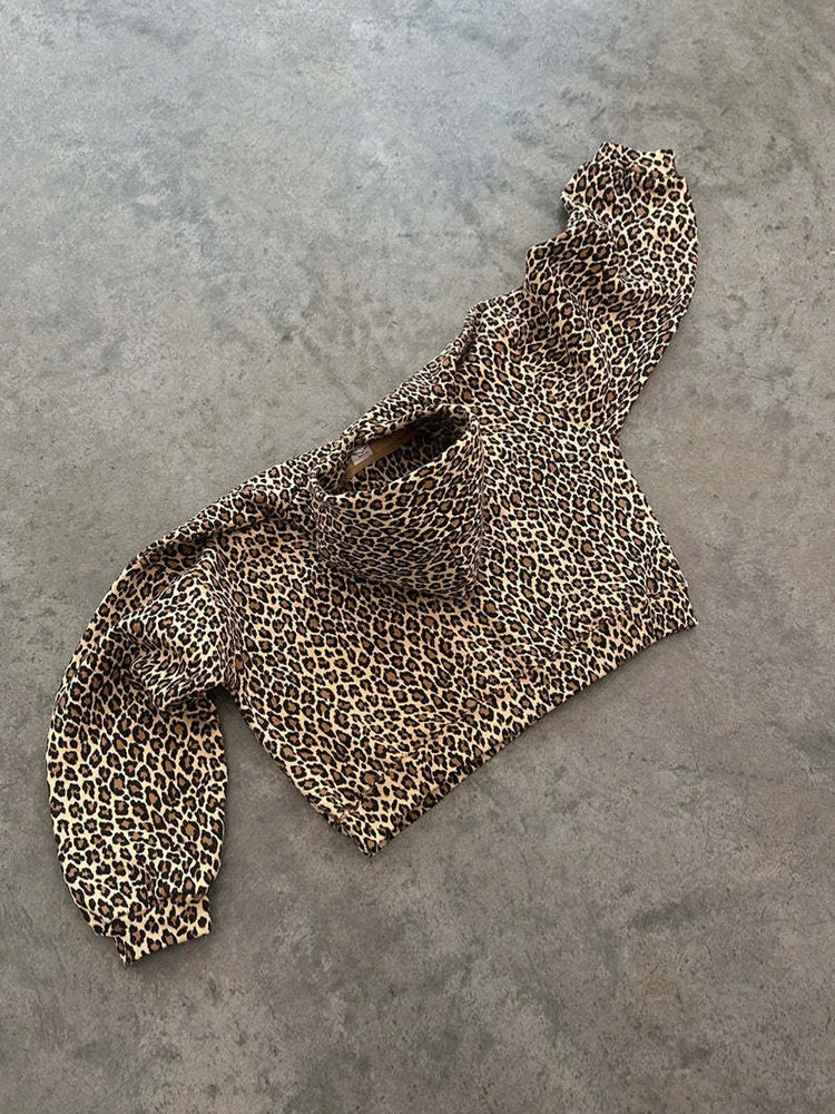 Leo Print Hoodie