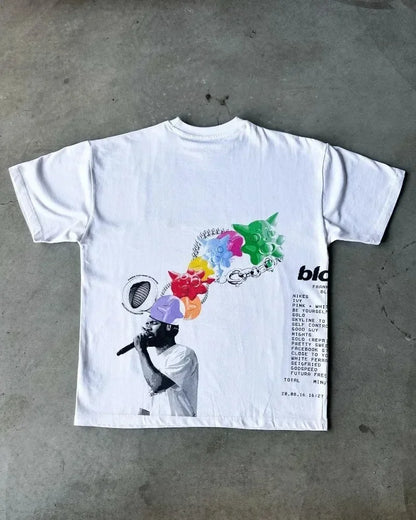 Oversized Printed Tee