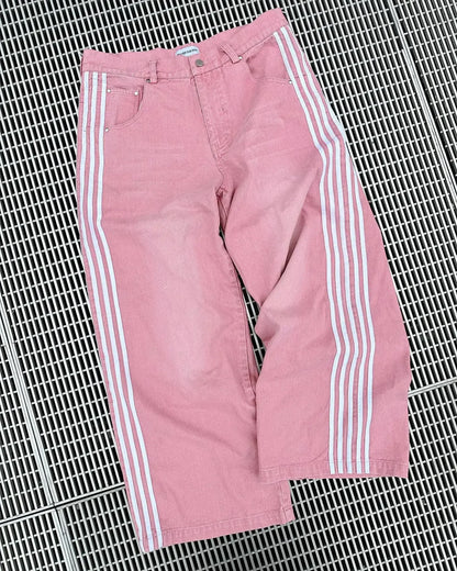 Striped Baggy Jeans
