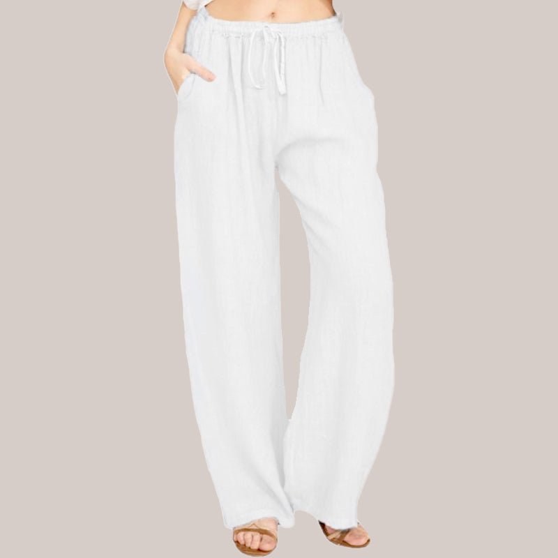 Leichte Leinen Hose
